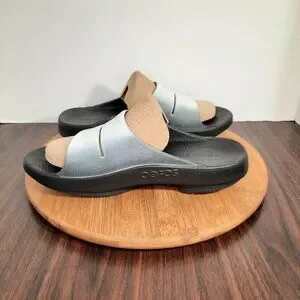 OOFOS | Shoes | Oofos Ooahh Sport Mens 9 W1 Sandals Black  display picture 1